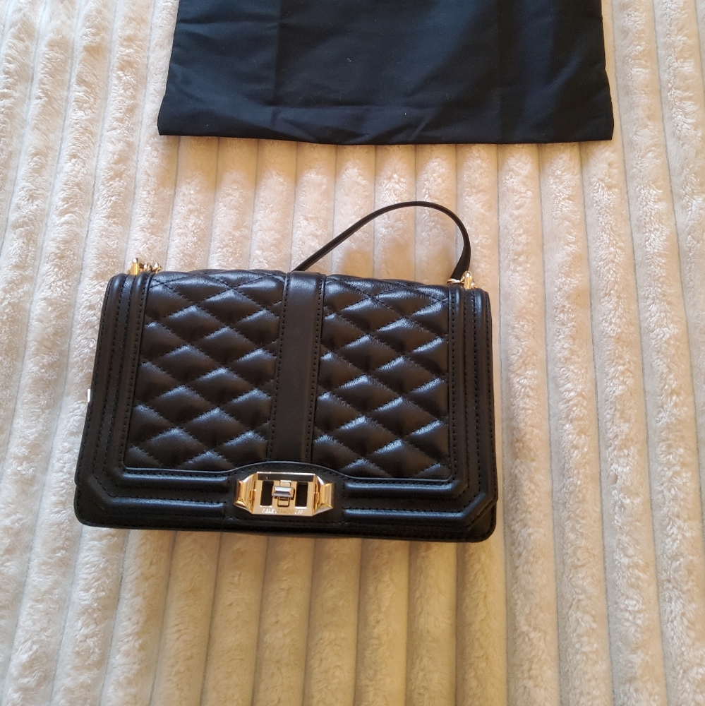 Rebecca Minkoff Love Black Crossbody or Shoulder Bag